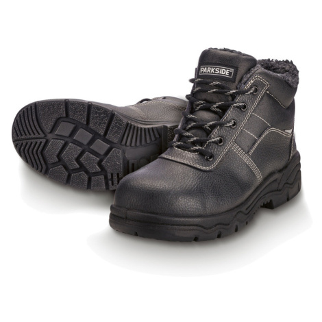 PARKSIDE® Pánska zateplená kožená bezpečnostná obuv S3 (42, vysoká)