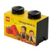 LEGO® úložný box 2 - čierna 125 x 250 x 180  mm