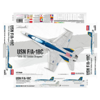 Model Kit letadlo 12564 - USN F/A-18C 