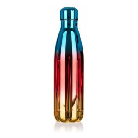 Banquet Termo fľaša FLAMENCO 500 ml, dúhová modrá
