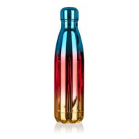 Banquet Termo fľaša FLAMENCO 500 ml, dúhová modrá
