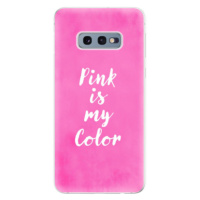 Odolné silikónové puzdro iSaprio - Pink is my color - Samsung Galaxy S10e