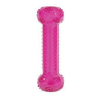 Hračka pre psov kosť z termoplastickej gumy 25 cm ružová Zolux