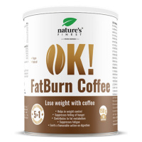 OK!FatBurn Káva | Carb Fat Burner | L-Tyrozín L-Karnitín | Zrýchľuje spaľovanie tukov | Klinické