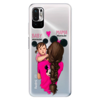 Odolné silikónové puzdro iSaprio - Mama Mouse Brunette and Girl - Xiaomi Redmi Note 10 5G