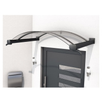 Vchodová strieška GUTTAVORDACH BV/B 200 x 90 cm čierna / číra GU7210466