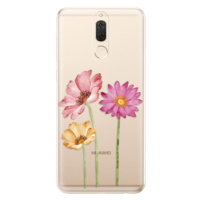 Odolné silikónové puzdro iSaprio - Three Flowers - Huawei Mate 10 Lite