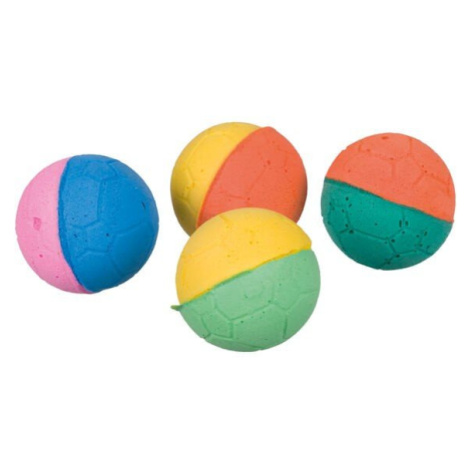 TRIXIE Set of soft balls sada mäkkých loptičiek 4,3cm, 4ks