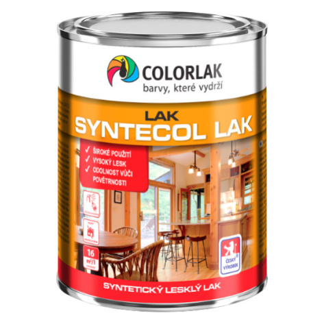 COLORLAK SYNTECOL LAK S1002 - Syntetický lak do interiéru a exteriéru lesklý 0,6 L