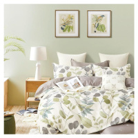 Bavlnená saténová posteľná bielizeň ALBS-M0030B 160x200