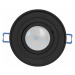 Stropné zapustené svietidlo SORMUS R, 50W, nastaviteľné, kruhové, čierne (ORNO)