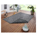 Kusový koberec Twin Supreme 105452 Leyte Night Silver – na ven i na doma - 120x170 cm NORTHRUGS 