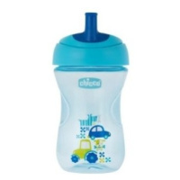 CHICCO Hrnček Advanced so slamkovým náustkom 266ml 12m+