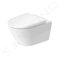 DURAVIT - D-Neo Závesné WC, Rimless, biela 2577090000