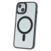 Silikónové puzdro na Apple iPhone 15 Plus Satin Clear Mag čierne