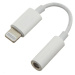 PREMIUMCORD Redukčný audio kábel Apple Lightning na 3.5 mm stereo jack/female, biely