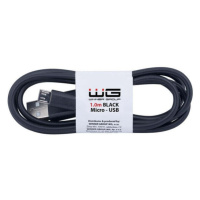 Kábel Micro USB na USB, 1m, čierna