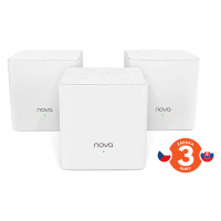 Tenda MW3 (3-pack) Wireless AC Mesh Router 802.11ac/a/b/g/n,1200 Mb/s