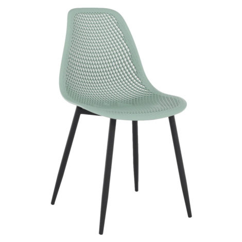 Jedálenská stolička, zelená/čierna, TEGRA TYP 2 Tempo Kondela