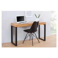 Estila Dizajnový moderný pracovný stôl 120cm čierna/dub