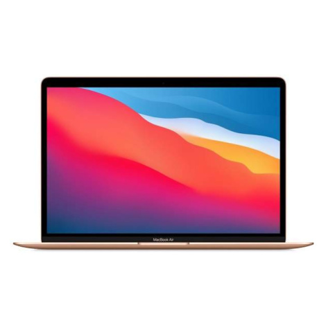 Apple MacBook Air/M1/13,3"/2560x1600/8GB/256GB SSD/M1/Big Sur/Gold/1R