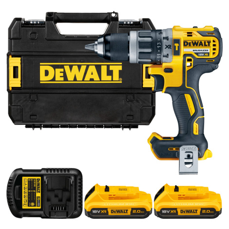 DEWALT 18V XR Aku vŕtačka s príklepom, 2x 2,0 Ah DCD796D2-QW