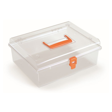 Organizér GEORG 29,2 x 25 x 11,6 cm oranžový Prosperplast