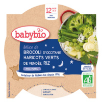 BABYBIO Good Night menu Zelená zelenina, ryža so štipkou petržlenovej vňate 230 g