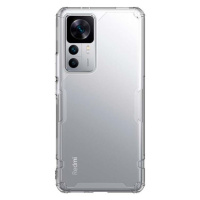 Xiaomi 12T Pro, silikónový kryt, plastová zadná strana, ultratenký, Nillkin Nature Pro, priehľad