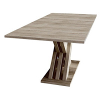 Jedálenský stôl rozkladací Ettore 160-200x75x90 cm (dub sonoma)
