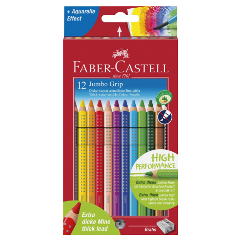 Farbičky Faber-Castell JUMBO GRIP - 12 farieb