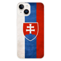 Odolné silikónové puzdro iSaprio - Slovakia Flag - iPhone 15 Plus