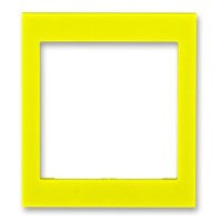 Rámcek 1-násobný s otvorom 55x55 stredný žltá Levit (ABB)