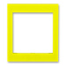 Rámcek 1-násobný s otvorom 55x55 stredný žltá Levit (ABB)