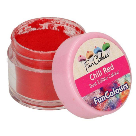 Prachová farba 4 g červené čili - FunCakes