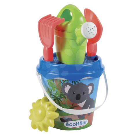 Vedro set 17 cm Koala Écoiffier s IML potlačou a krhličkou od 18 mes