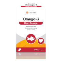 LIVSANE Omega-3 high dosage 60 kapsúl