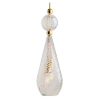 EBB & FLOW Smykke L gold crystal swirl