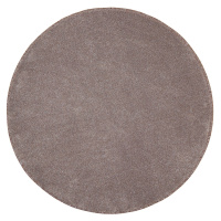 Kusový koberec Apollo Soft béžový kruh - 120x120 (průměr) kruh cm Vopi koberce