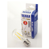 Teslá - LED žiarovka CRYSTAL RETRO BULB E27, 6, 5W, 230V, 835lm, 25 000h, 2700K teplá biela, 360