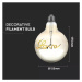 Žiarovka LED Filament E27 5W, 2200K, 70lm, G125 VT-2205 (V-TAC)