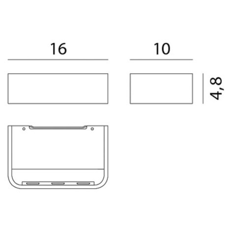 Rotaliana Frame W1 nástenné LED krémové 3 000 K