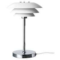 Dyberg Larsen DL20 stolová lampa kovová biela