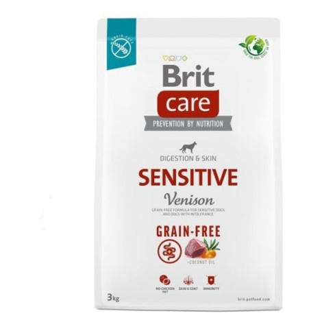 Brit Care Dog Grain-free Sensitive Venison 3 kg | Granule pre psov