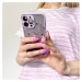 Silikónové puzdro na Apple iPhone 13 Pro Max Design Floral fialové
