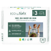 ECO BY NATY Plienky jednorázové 3 Midi 4-9 kg 30 ks