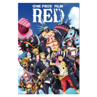 GBeye One Piece Film RED Full Crew Poster 91,5 x 61 cm