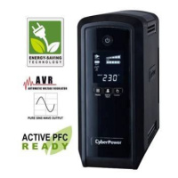 CyberPower PFC SineWare LCD GP UPS 900VA/540W, zásuvky Schuko