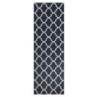 Dekoria Koberec Cottage blue/wool 60x180cm, 60x180cm