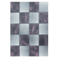 Kusový koberec Ottawa 4201 lila - 140x200 cm Ayyildiz koberce